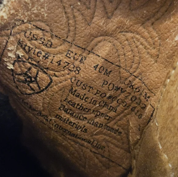 Ladies Faux Ostrich Print Ariat Fatbaby Boots - Picture 7 of 10